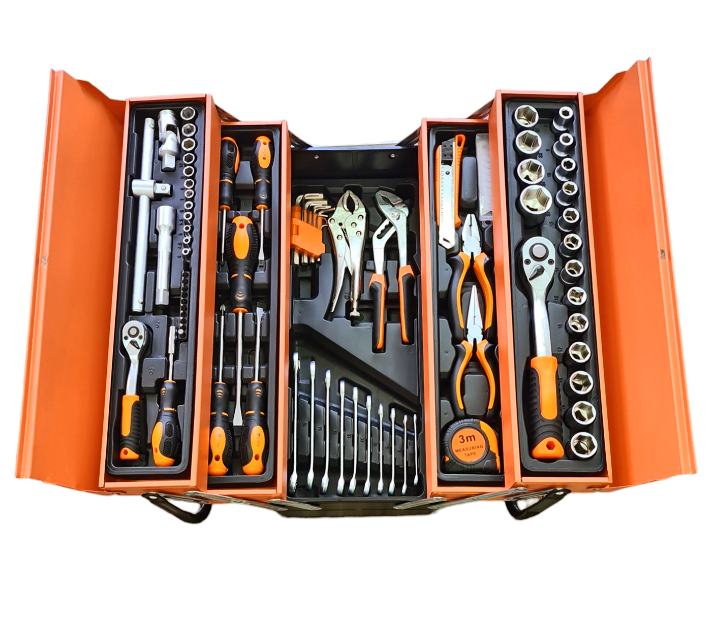 PROLINETECH Metalna kutija sa alatom 85el 